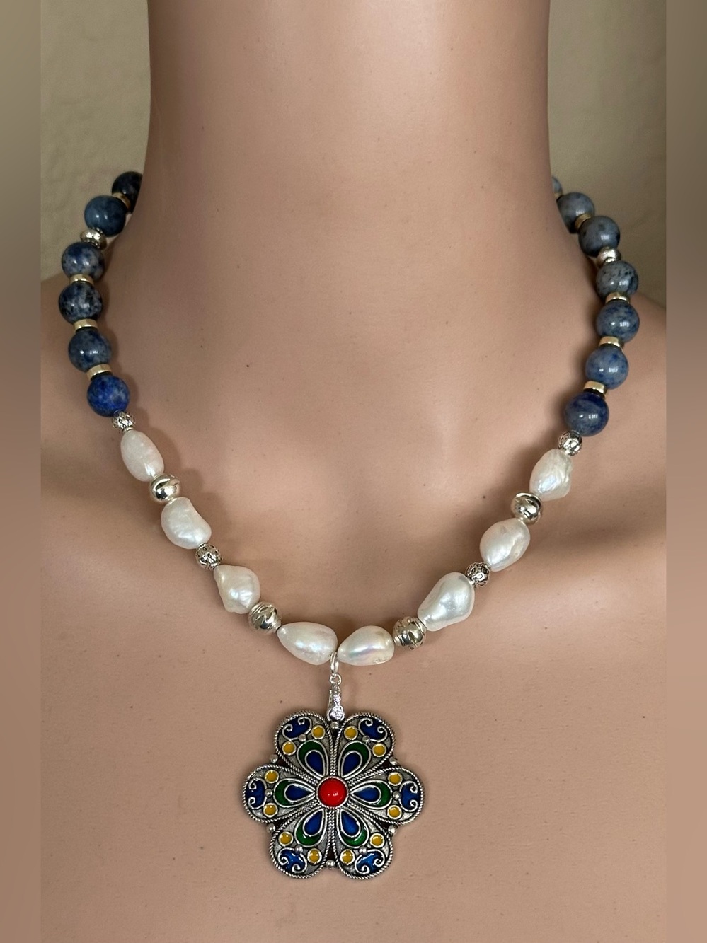 20-1/2 inch Mixed bead necklace  NWOT